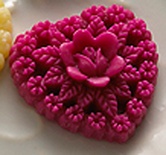 Украшение Webster's Pages - Whimsey Hearts Peach, 1 шт.