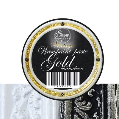 Краска с эффектом патины - Gold chameleon, 30 ml