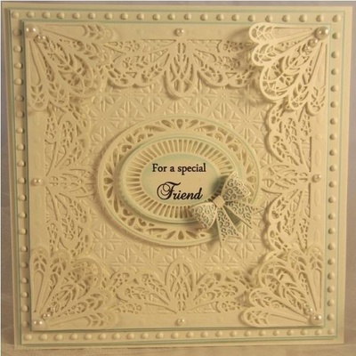 Лезвие Sue Wilson - Finishing Touches - Filigree 3D Itty Bitty Bow