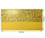 Отрез кожзама с тиснением  золотой фольгой Golden Butterflies Yellow, 50см х 25см, ТМ Фабрика Декора
