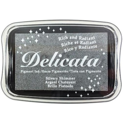 Чернила Tsukineko Delicata Ink Pad - Silvery Shimmer