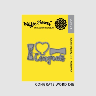 Ножи от Waffle Flower - Congrats Die