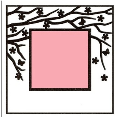 Папка для тиснения Nellie Snellen - Embossing Folder - Spring in the air (Square)
