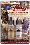 Алкогольные чернила Ranger - Gold/Silver Metallic Mixative, 2 шт.