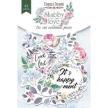 Набор высечек коллекция Shabby love 63 шт, ТМ Фабрика Декора