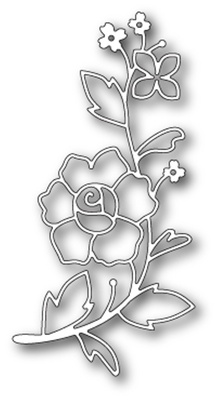 Ножи от Memory Box - Sketch Rose Branch craft die
