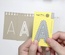 Ножи от Waffle Flower - Jumbo Letter A-Z Set, в наборе 26 тройных ножей