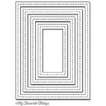 Лезвие My Favorite Things - Die-namics Single Stitch Line Rectangle Frames