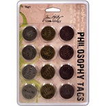 Набор металлических украшений от TimHoltz - Philosophy Tags