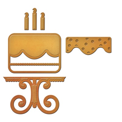 Ножи от Spellbinders – All About Cake - Торт