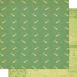 Лист скрапбумаги Cosmo Cricket - SNIP SNIP - MATERIAL GIRL - 30х30 см, двусторонний