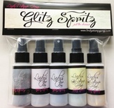 Набор спреев для штампинга от Lindy's Stamp Gang - Glitz Spritz set, цвет белый, желтый, серый (ПОВРЕЖДЕНА УПАКОВКА)
