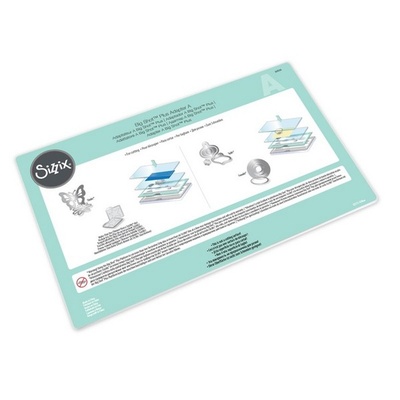 Машинка для вырубки и тиснения Sizzix Big Shot PLUS Machine White & Gray, бело-серая (с платформой и пластинами)