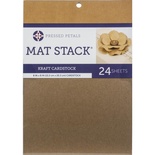 Набор кардстока DCWV Specialty Card Stack 6"X8" - Kraft, 15.2х20.3см, 24листа, крафт