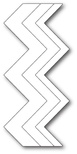Нож для вырубки от Poppystamps - Zig Zag Stripes