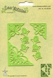 Лезвия от LeaCreaDesign - Corner flowers cut, 5 эл.