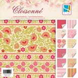 Набор скрапбумаги GCD Studios - Cloisonne - 12 двусторонних листов, размер: 20x20 см.