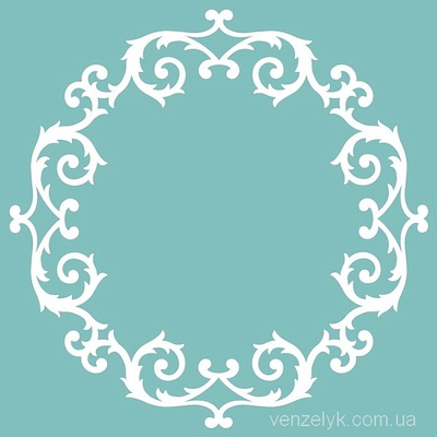 Чипборд от Вензелик - Рамка 61, 88x88 мм, размер: 88x88 мм