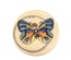Деревянная пуговица Multicolor Butterfly B10596, диаметр 15мм, 1 шт.
