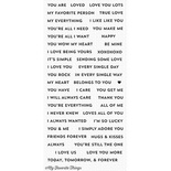 Акриловый штамп My Favorite Things - From the Heart