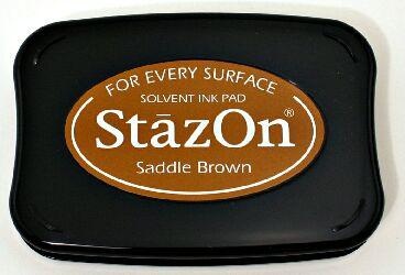 Перманентные чернила Tsukineko - StazOn Pads Saddle Brown