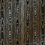Лист односторонней бумаги с фольгированием Golden Wood Texture Black,ТМ Фабрика Декора