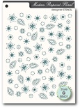 Маска от Memory Box -  STENCILS - Pinpoint Floral stencil