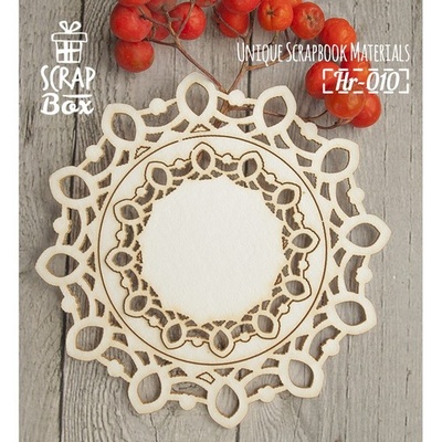 Чипборд ScrapBox - Рамка кружевная