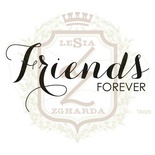 Акриловый штамп Lesia Zgharda TA029 FRIENDS FOREVER, 8.0х3.9 см.