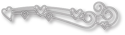 Лезвие от Memory Box -  DIES- Heart Flourish