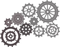 Нож для вырубки от Cheery Lynn Designs - Gears