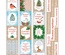 Карточки Smile of winter (англ.+ русск.), 5 полос, ТМ Фабрика Декору