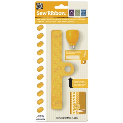 Инструмент от We R Memory Keepers - Sew Ribbon Punch & Stencil - Shoelace