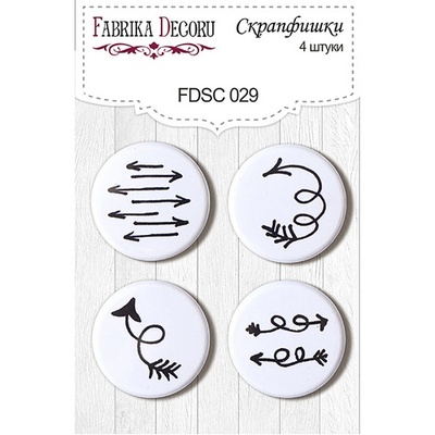 Набор скрапфишек Фабрика Декору из 4 шт. FDSC 029