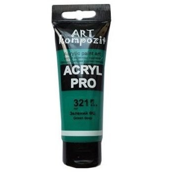 Краска акриловая ART Kompozit 321 зеленый ФЦ, 75 мл