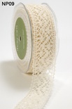 Лента от May Arts - Crochet Ribbon, цвет бежевый, 3,8 см, 90 см