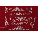 Чипборд Scrapiniec - Бордюры и уголки Park Avenue микс, 11 штук