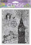 Резиновый штамп Hero Arts - London Background, c оснасткой