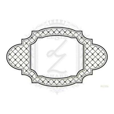 Акриловый штамп Lesia Zgharda R035b Рамка