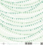Лист скрапбумаги от ScrapEgo - Флажки - Крошка-сыночек, 30,5х30,5см