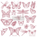 Набор силиконовых штампов от Prima Marketing CLEARLY-ALIGNED DÉCOR STAMPS – MONARCH COLLECTION, 30х30 см