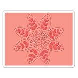 Нож и Папка для тиснения Sizzix - Bigz Die w/Bonus Textured Impressions - Flower, 1 шт.