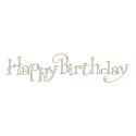 Пластины для фольгирования от Spellbinders - Faux Script Happy Birthday