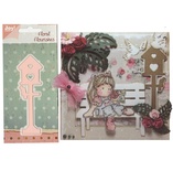 Лезвие Joy! Craft Dies - Floral Flourishes - Tall Bird House