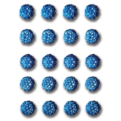 Украшения Queen & Co - Twinkle Goosebumps - Light Blue, 20 штук