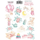 Набор наклеек (стикеров) Dreamy baby girl 085, ТМ Фабрика Декора