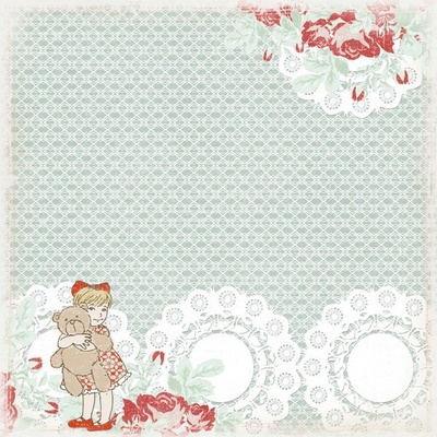 Лист двусторонней скрапбумаги The ScrapCake - A Child's Love, 30х30 см