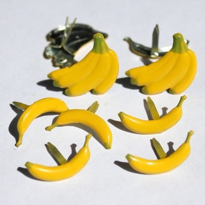 Набор брадсов Eyelet Outlet - Banana Brads, 12 шт