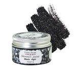 Краска с глиттером Shimmer paint, цвет Черная ночь, ТМ Фабрика Декора, 30 мл