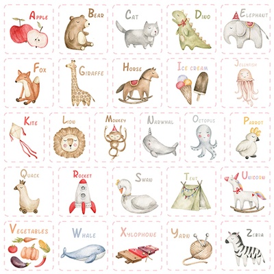 Набор скрапбумаги Boho Baby Girl 20x20см, ТМ Фабрика Декору